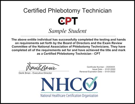NABL is a Constituent Board of Quality Council of India. . National certification exam phlebotomy